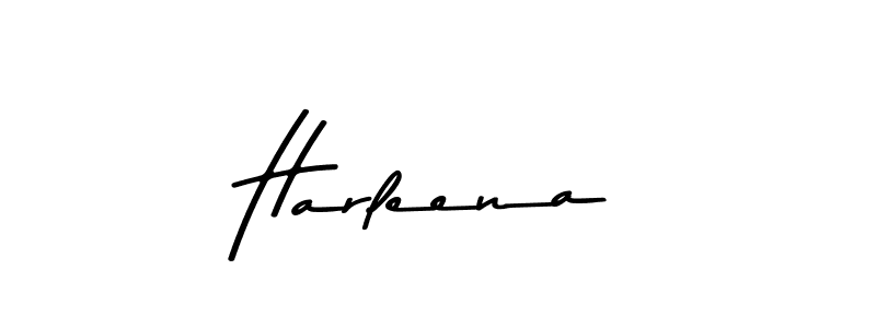 How to make Harleena signature? Asem Kandis PERSONAL USE is a professional autograph style. Create handwritten signature for Harleena name. Harleena signature style 9 images and pictures png