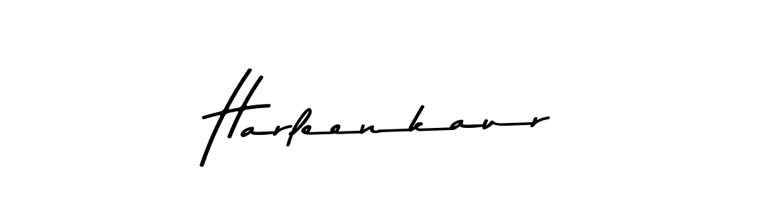 How to make Harleenkaur signature? Asem Kandis PERSONAL USE is a professional autograph style. Create handwritten signature for Harleenkaur name. Harleenkaur signature style 9 images and pictures png