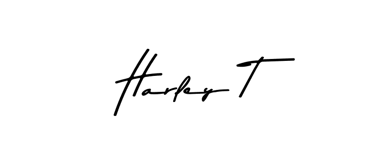 How to make Harley T signature? Asem Kandis PERSONAL USE is a professional autograph style. Create handwritten signature for Harley T name. Harley T signature style 9 images and pictures png