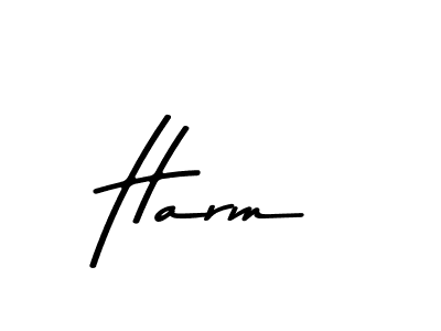 Design your own signature with our free online signature maker. With this signature software, you can create a handwritten (Asem Kandis PERSONAL USE) signature for name Harm. Harm signature style 9 images and pictures png