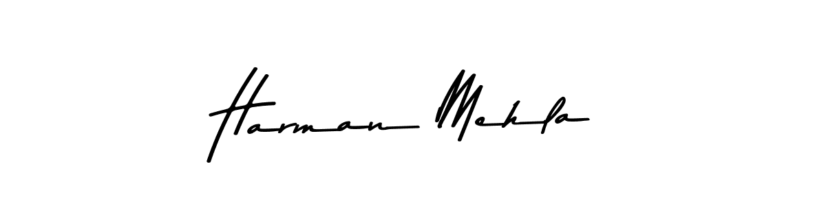 Asem Kandis PERSONAL USE is a professional signature style that is perfect for those who want to add a touch of class to their signature. It is also a great choice for those who want to make their signature more unique. Get Harman Mehla name to fancy signature for free. Harman Mehla signature style 9 images and pictures png