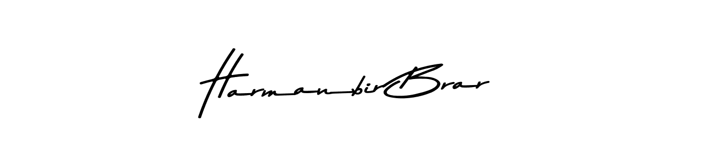 Use a signature maker to create a handwritten signature online. With this signature software, you can design (Asem Kandis PERSONAL USE) your own signature for name Harmanbir Brar. Harmanbir Brar signature style 9 images and pictures png