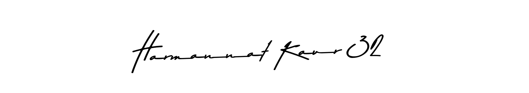 Harmannat Kaur 32 stylish signature style. Best Handwritten Sign (Asem Kandis PERSONAL USE) for my name. Handwritten Signature Collection Ideas for my name Harmannat Kaur 32. Harmannat Kaur 32 signature style 9 images and pictures png