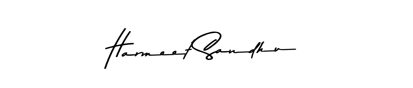 Harmeet Sandhu stylish signature style. Best Handwritten Sign (Asem Kandis PERSONAL USE) for my name. Handwritten Signature Collection Ideas for my name Harmeet Sandhu. Harmeet Sandhu signature style 9 images and pictures png