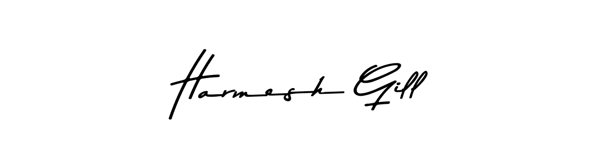 Here are the top 10 professional signature styles for the name Harmesh Gill. These are the best autograph styles you can use for your name. Harmesh Gill signature style 9 images and pictures png