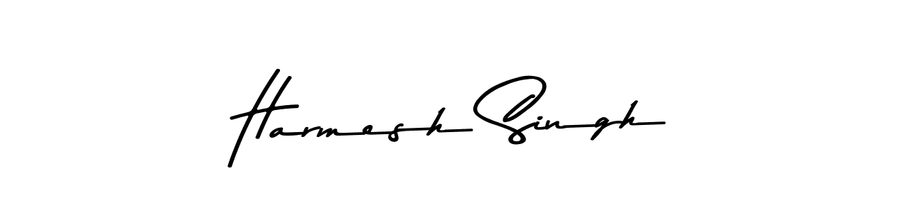 Also we have Harmesh Singh name is the best signature style. Create professional handwritten signature collection using Asem Kandis PERSONAL USE autograph style. Harmesh Singh signature style 9 images and pictures png
