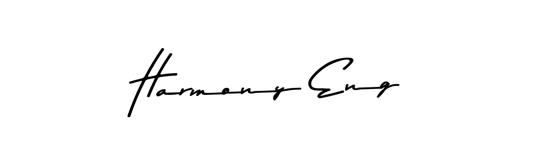 Make a beautiful signature design for name Harmony Eng. With this signature (Asem Kandis PERSONAL USE) style, you can create a handwritten signature for free. Harmony Eng signature style 9 images and pictures png