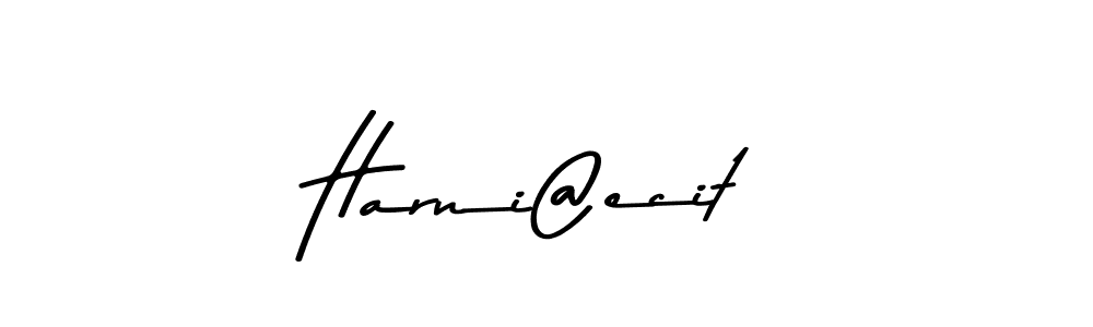 Design your own signature with our free online signature maker. With this signature software, you can create a handwritten (Asem Kandis PERSONAL USE) signature for name Harni@ecit. Harni@ecit signature style 9 images and pictures png