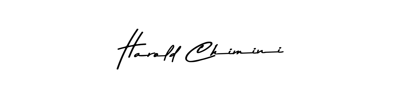 How to Draw Harold Chimini signature style? Asem Kandis PERSONAL USE is a latest design signature styles for name Harold Chimini. Harold Chimini signature style 9 images and pictures png