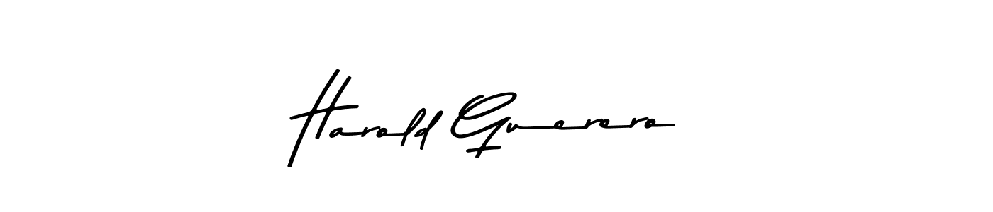 The best way (Asem Kandis PERSONAL USE) to make a short signature is to pick only two or three words in your name. The name Harold Guerero include a total of six letters. For converting this name. Harold Guerero signature style 9 images and pictures png