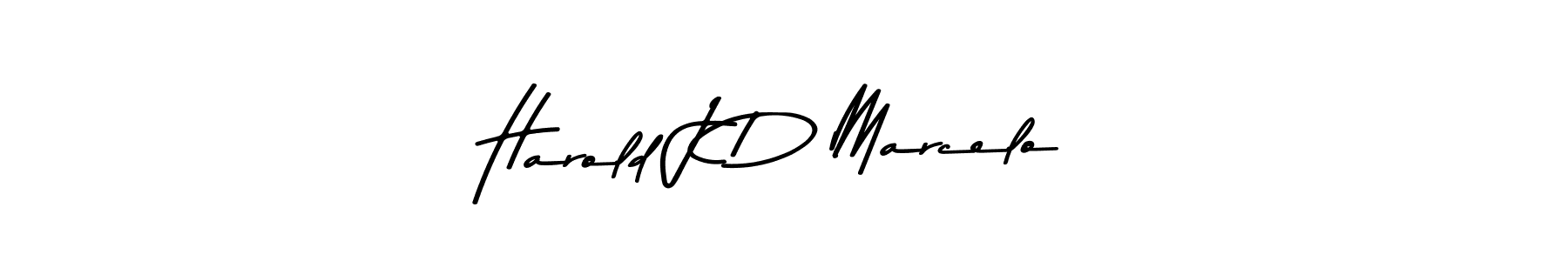 Also we have Harold J D Marcelo name is the best signature style. Create professional handwritten signature collection using Asem Kandis PERSONAL USE autograph style. Harold J D Marcelo signature style 9 images and pictures png