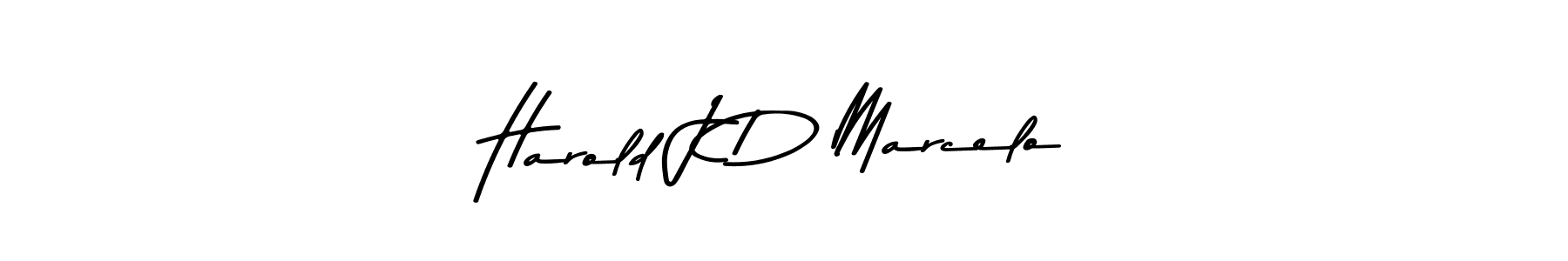 Design your own signature with our free online signature maker. With this signature software, you can create a handwritten (Asem Kandis PERSONAL USE) signature for name Harold J D Marcelo. Harold J D Marcelo signature style 9 images and pictures png