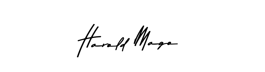 It looks lik you need a new signature style for name Harold Mago. Design unique handwritten (Asem Kandis PERSONAL USE) signature with our free signature maker in just a few clicks. Harold Mago signature style 9 images and pictures png