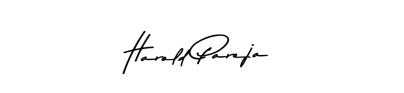 The best way (Asem Kandis PERSONAL USE) to make a short signature is to pick only two or three words in your name. The name Harold Pareja include a total of six letters. For converting this name. Harold Pareja signature style 9 images and pictures png