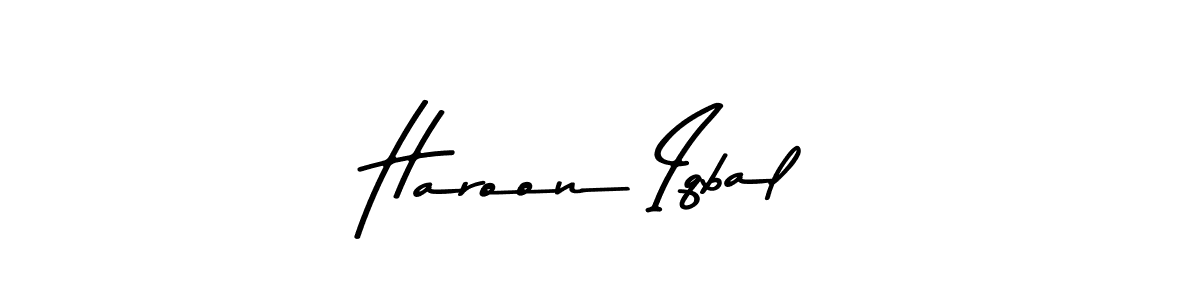 Also You can easily find your signature by using the search form. We will create Haroon Iqbal name handwritten signature images for you free of cost using Asem Kandis PERSONAL USE sign style. Haroon Iqbal signature style 9 images and pictures png