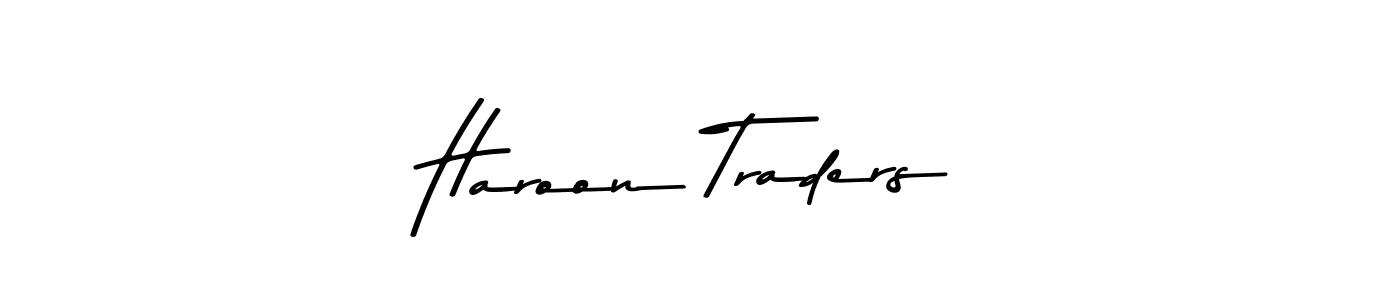 Use a signature maker to create a handwritten signature online. With this signature software, you can design (Asem Kandis PERSONAL USE) your own signature for name Haroon Traders. Haroon Traders signature style 9 images and pictures png