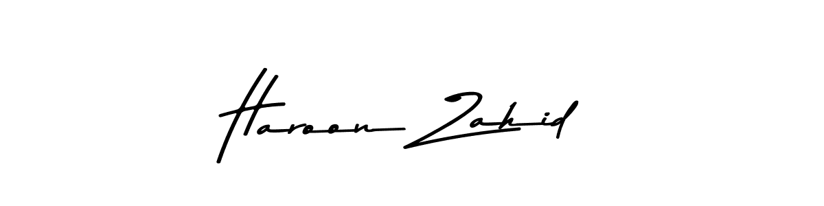 Haroon Zahid stylish signature style. Best Handwritten Sign (Asem Kandis PERSONAL USE) for my name. Handwritten Signature Collection Ideas for my name Haroon Zahid. Haroon Zahid signature style 9 images and pictures png