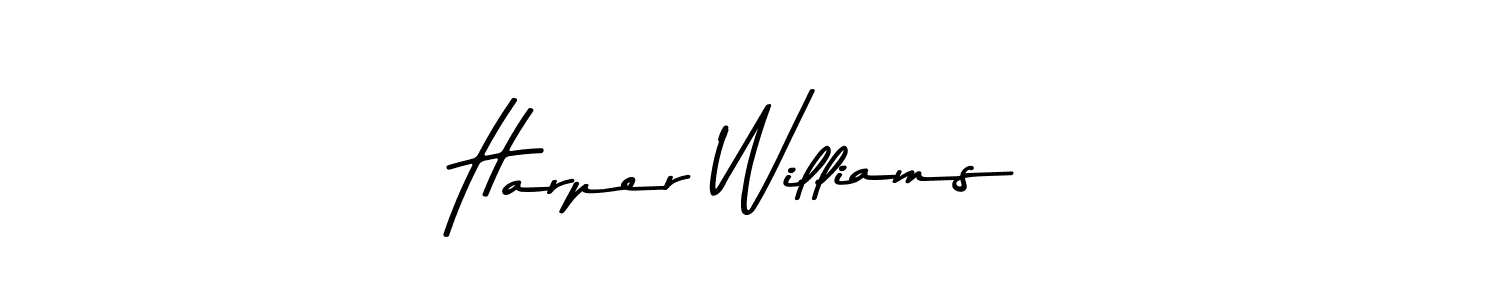 You should practise on your own different ways (Asem Kandis PERSONAL USE) to write your name (Harper Williams) in signature. don't let someone else do it for you. Harper Williams signature style 9 images and pictures png