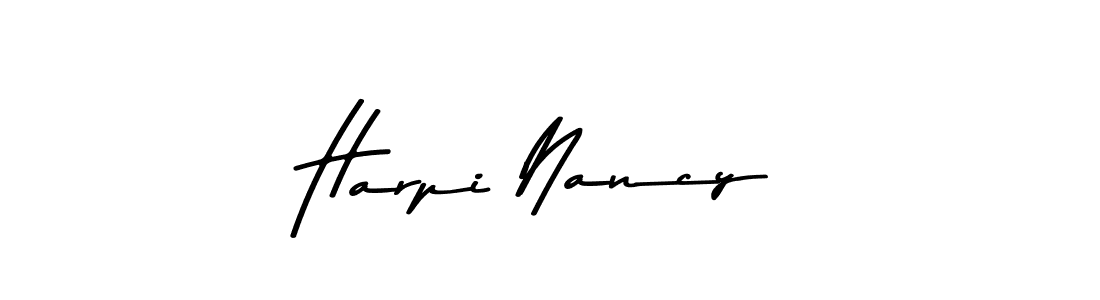 Also we have Harpi Nancy name is the best signature style. Create professional handwritten signature collection using Asem Kandis PERSONAL USE autograph style. Harpi Nancy signature style 9 images and pictures png