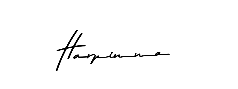 Use a signature maker to create a handwritten signature online. With this signature software, you can design (Asem Kandis PERSONAL USE) your own signature for name Harpinna. Harpinna signature style 9 images and pictures png