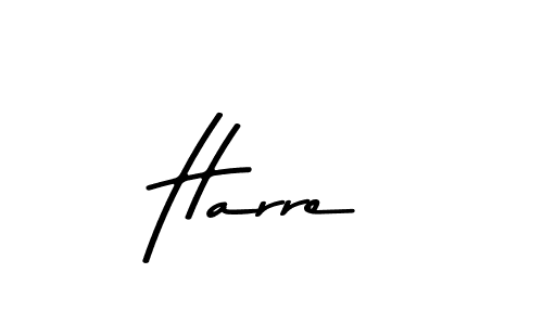 Make a beautiful signature design for name Harre. With this signature (Asem Kandis PERSONAL USE) style, you can create a handwritten signature for free. Harre signature style 9 images and pictures png