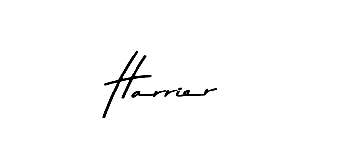 Make a beautiful signature design for name Harrier. With this signature (Asem Kandis PERSONAL USE) style, you can create a handwritten signature for free. Harrier signature style 9 images and pictures png