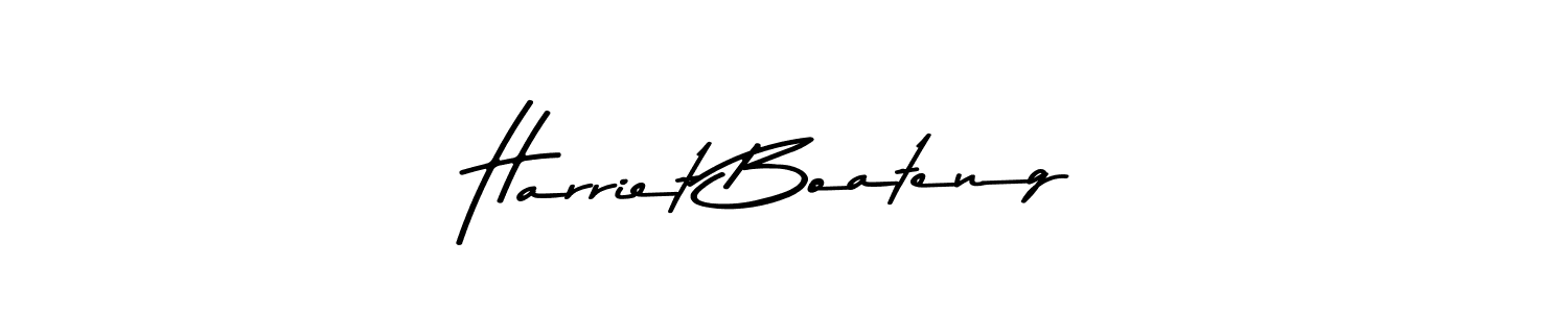 Design your own signature with our free online signature maker. With this signature software, you can create a handwritten (Asem Kandis PERSONAL USE) signature for name Harriet Boateng. Harriet Boateng signature style 9 images and pictures png