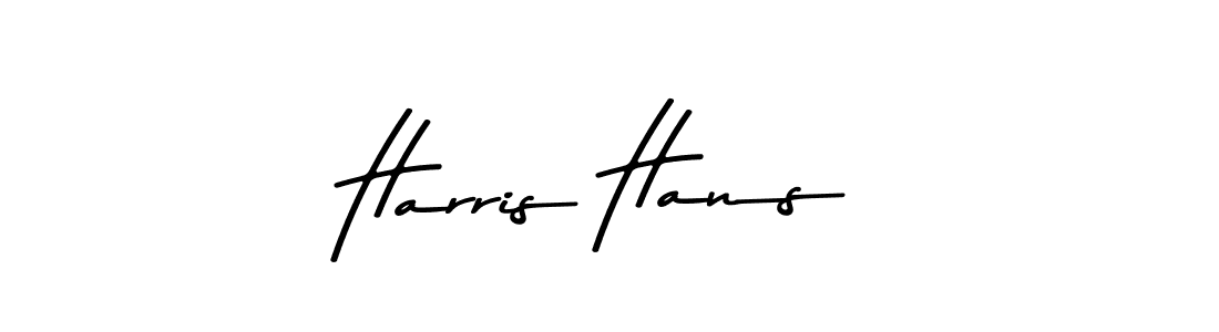 Harris Hans stylish signature style. Best Handwritten Sign (Asem Kandis PERSONAL USE) for my name. Handwritten Signature Collection Ideas for my name Harris Hans. Harris Hans signature style 9 images and pictures png