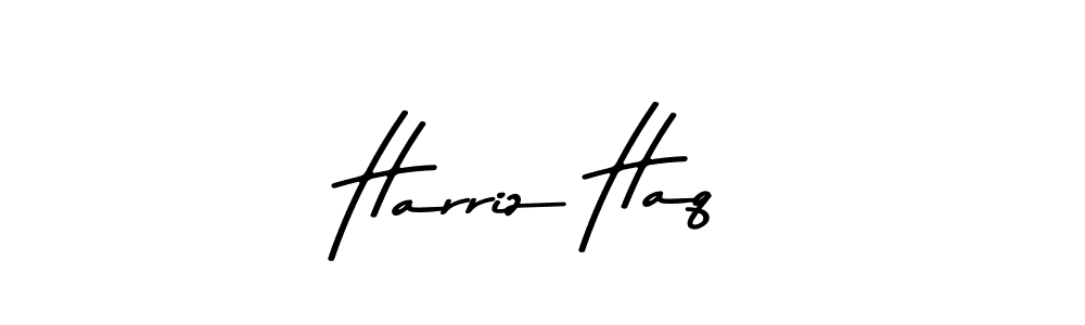 Also You can easily find your signature by using the search form. We will create Harriz Haq name handwritten signature images for you free of cost using Asem Kandis PERSONAL USE sign style. Harriz Haq signature style 9 images and pictures png