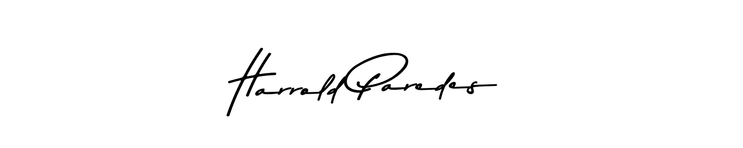 Similarly Asem Kandis PERSONAL USE is the best handwritten signature design. Signature creator online .You can use it as an online autograph creator for name Harrold Paredes. Harrold Paredes signature style 9 images and pictures png