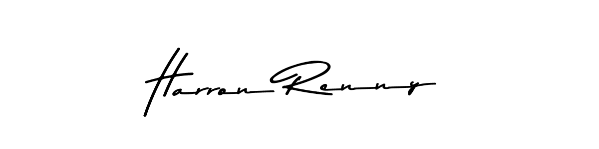 You should practise on your own different ways (Asem Kandis PERSONAL USE) to write your name (Harron Renny) in signature. don't let someone else do it for you. Harron Renny signature style 9 images and pictures png