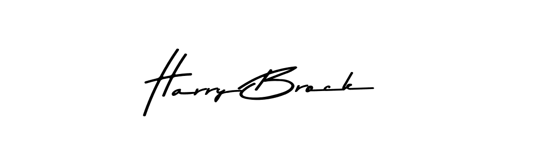 How to make Harry Brock name signature. Use Asem Kandis PERSONAL USE style for creating short signs online. This is the latest handwritten sign. Harry Brock signature style 9 images and pictures png