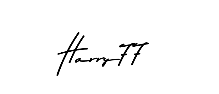 Also You can easily find your signature by using the search form. We will create Harry77 name handwritten signature images for you free of cost using Asem Kandis PERSONAL USE sign style. Harry77 signature style 9 images and pictures png