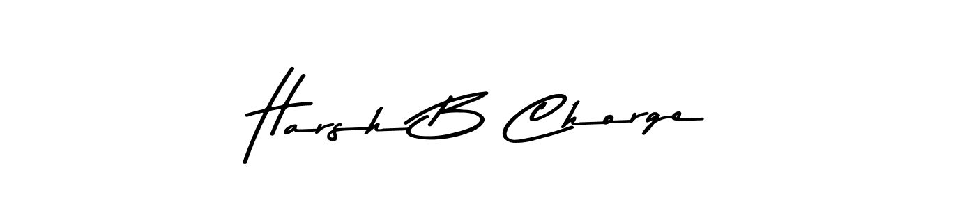 You should practise on your own different ways (Asem Kandis PERSONAL USE) to write your name (Harsh B Chorge) in signature. don't let someone else do it for you. Harsh B Chorge signature style 9 images and pictures png