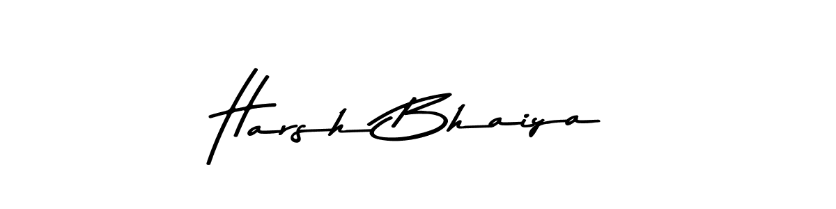 Similarly Asem Kandis PERSONAL USE is the best handwritten signature design. Signature creator online .You can use it as an online autograph creator for name Harsh Bhaiya. Harsh Bhaiya signature style 9 images and pictures png