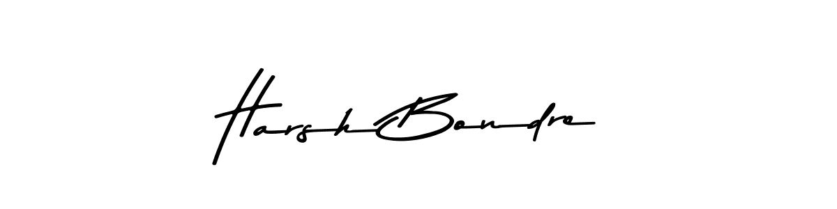 Similarly Asem Kandis PERSONAL USE is the best handwritten signature design. Signature creator online .You can use it as an online autograph creator for name Harsh Bondre. Harsh Bondre signature style 9 images and pictures png