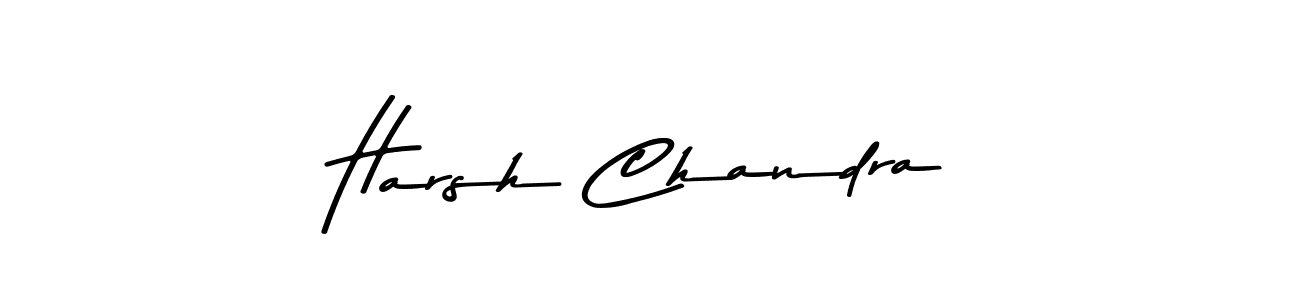 Make a beautiful signature design for name Harsh Chandra. With this signature (Asem Kandis PERSONAL USE) style, you can create a handwritten signature for free. Harsh Chandra signature style 9 images and pictures png
