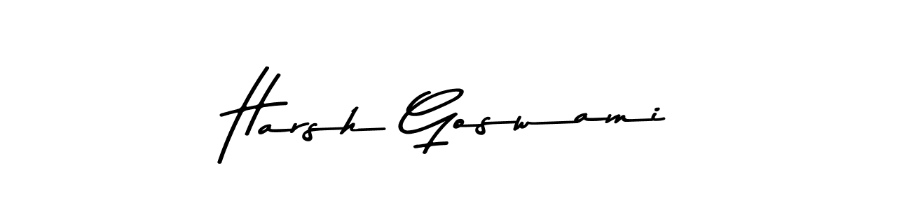 The best way (Asem Kandis PERSONAL USE) to make a short signature is to pick only two or three words in your name. The name Harsh Goswami include a total of six letters. For converting this name. Harsh Goswami signature style 9 images and pictures png