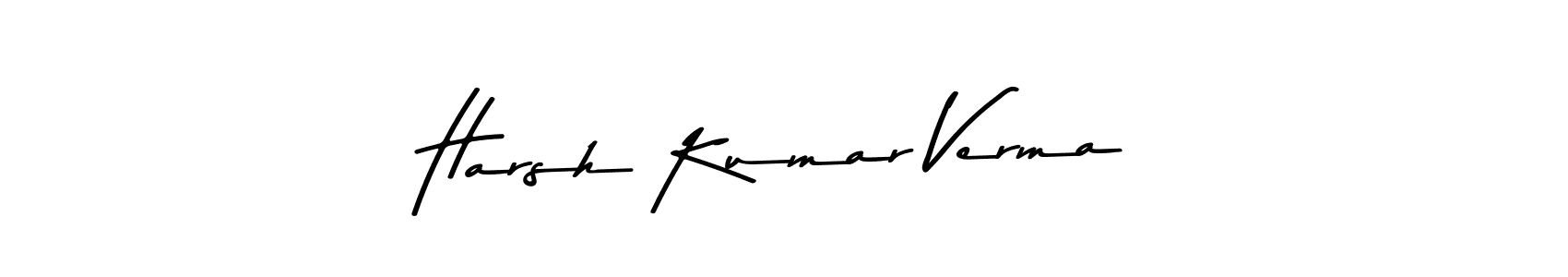 Also we have Harsh Kumar Verma name is the best signature style. Create professional handwritten signature collection using Asem Kandis PERSONAL USE autograph style. Harsh Kumar Verma signature style 9 images and pictures png