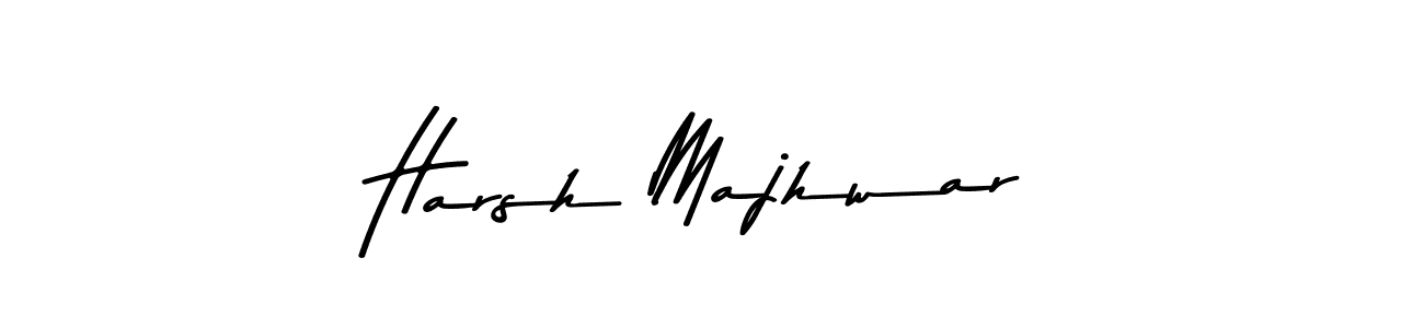 Use a signature maker to create a handwritten signature online. With this signature software, you can design (Asem Kandis PERSONAL USE) your own signature for name Harsh Majhwar. Harsh Majhwar signature style 9 images and pictures png