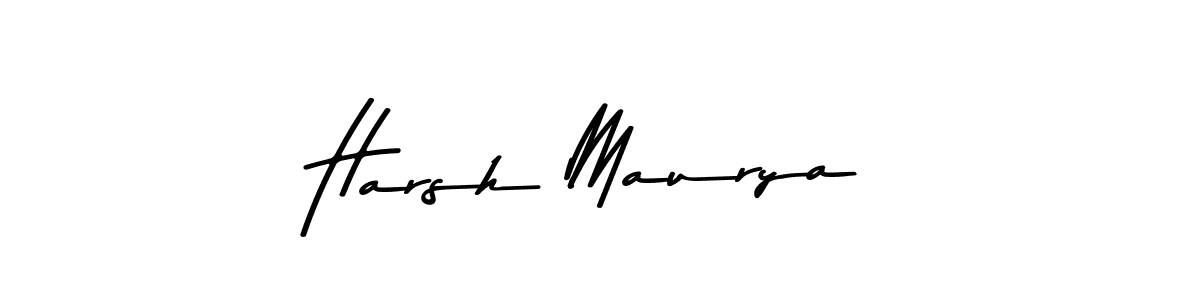 Asem Kandis PERSONAL USE is a professional signature style that is perfect for those who want to add a touch of class to their signature. It is also a great choice for those who want to make their signature more unique. Get Harsh Maurya name to fancy signature for free. Harsh Maurya signature style 9 images and pictures png