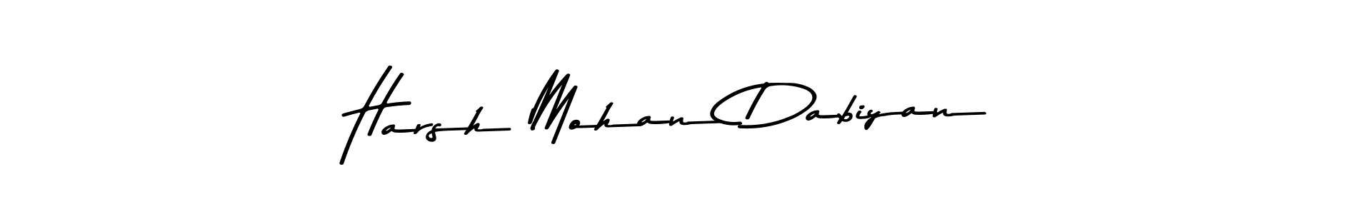 It looks lik you need a new signature style for name Harsh Mohan Dabiyan. Design unique handwritten (Asem Kandis PERSONAL USE) signature with our free signature maker in just a few clicks. Harsh Mohan Dabiyan signature style 9 images and pictures png