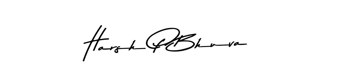 How to make Harsh P Bhuva signature? Asem Kandis PERSONAL USE is a professional autograph style. Create handwritten signature for Harsh P Bhuva name. Harsh P Bhuva signature style 9 images and pictures png