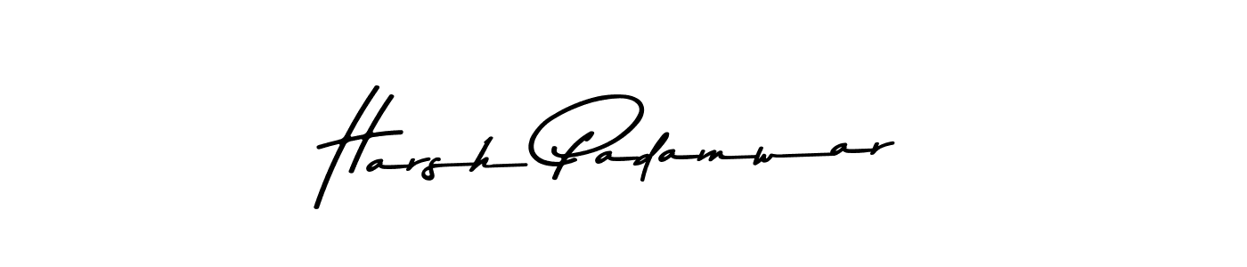 How to make Harsh Padamwar signature? Asem Kandis PERSONAL USE is a professional autograph style. Create handwritten signature for Harsh Padamwar name. Harsh Padamwar signature style 9 images and pictures png