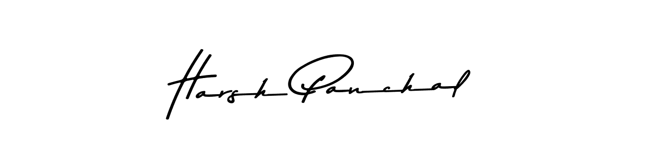 Make a beautiful signature design for name Harsh Panchal. With this signature (Asem Kandis PERSONAL USE) style, you can create a handwritten signature for free. Harsh Panchal signature style 9 images and pictures png