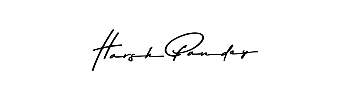 How to make Harsh Pandey signature? Asem Kandis PERSONAL USE is a professional autograph style. Create handwritten signature for Harsh Pandey name. Harsh Pandey signature style 9 images and pictures png