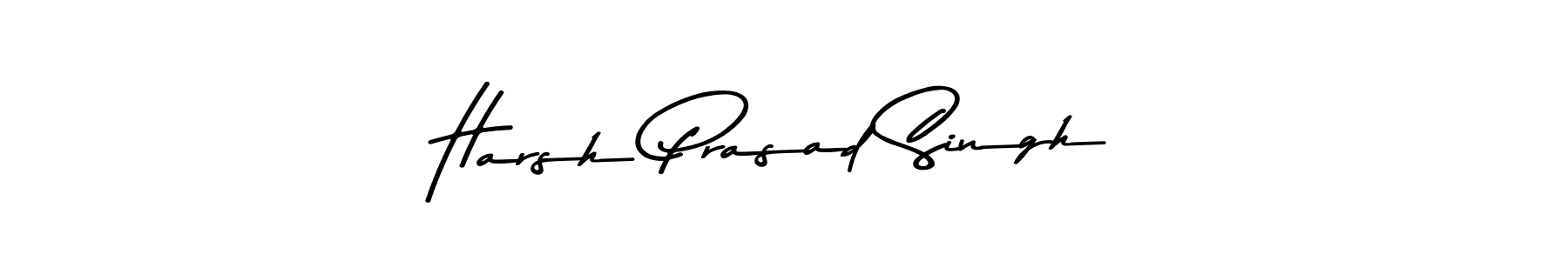 Make a beautiful signature design for name Harsh Prasad Singh. With this signature (Asem Kandis PERSONAL USE) style, you can create a handwritten signature for free. Harsh Prasad Singh signature style 9 images and pictures png