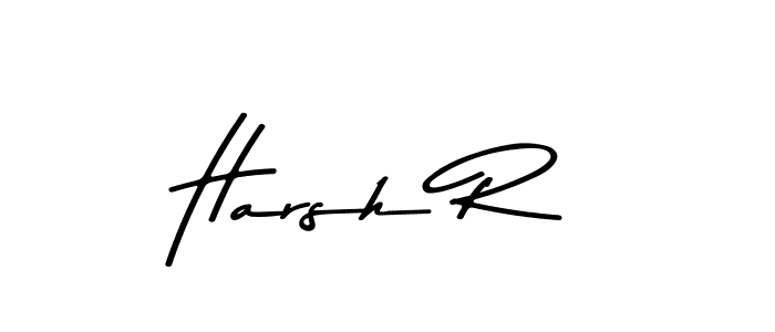 How to Draw Harsh R signature style? Asem Kandis PERSONAL USE is a latest design signature styles for name Harsh R. Harsh R signature style 9 images and pictures png