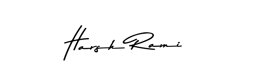 Similarly Asem Kandis PERSONAL USE is the best handwritten signature design. Signature creator online .You can use it as an online autograph creator for name Harsh Rami. Harsh Rami signature style 9 images and pictures png