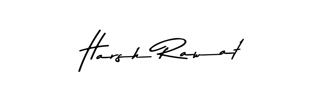 Make a beautiful signature design for name Harsh Rawat. With this signature (Asem Kandis PERSONAL USE) style, you can create a handwritten signature for free. Harsh Rawat signature style 9 images and pictures png